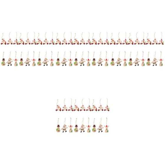 72 Potong Set Dekorasi Natal untuk Pohon Natal